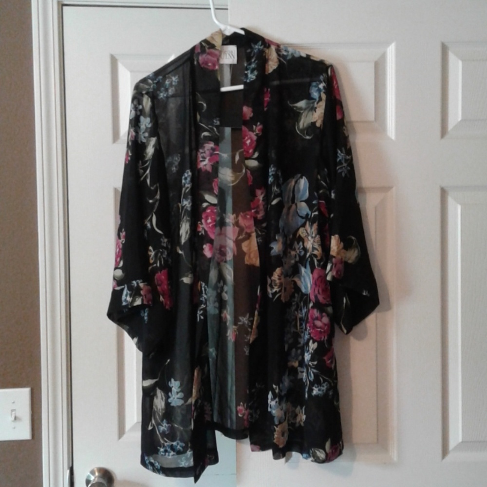 NWT Helena Quinn Sheer Cardigan